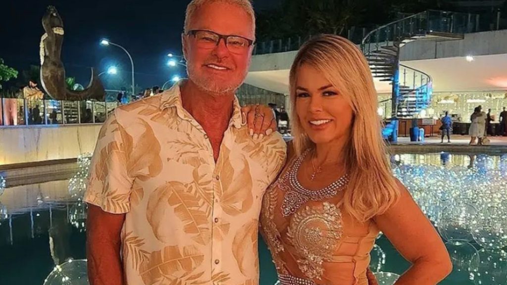 Kadu Moliterno festeja aniversário da esposa com grande diferença de idade