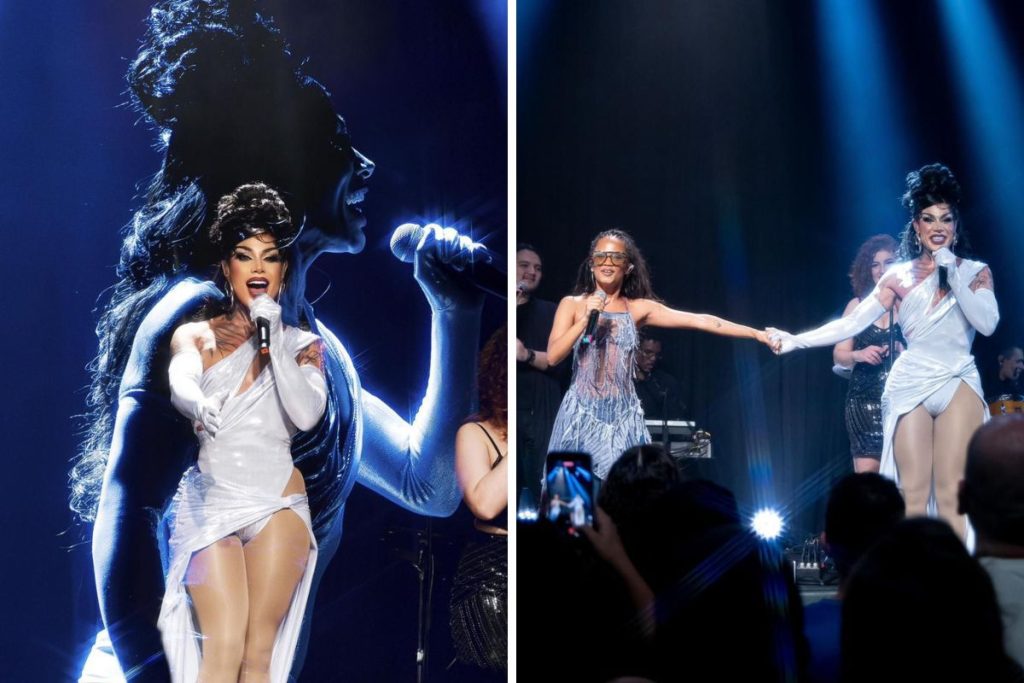 Grag Queen se emociona em show de Cósmica – OFuxico
