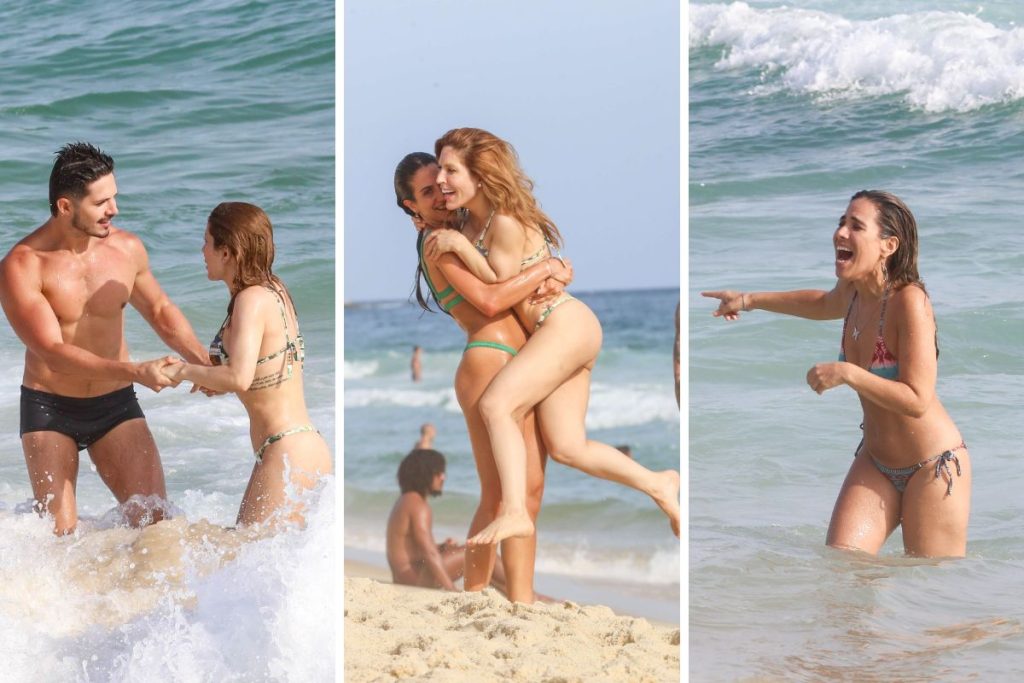 Wanessa Camargo, Manu Bahtidão e Igor Cosso são flagrados na praia – OFuxico