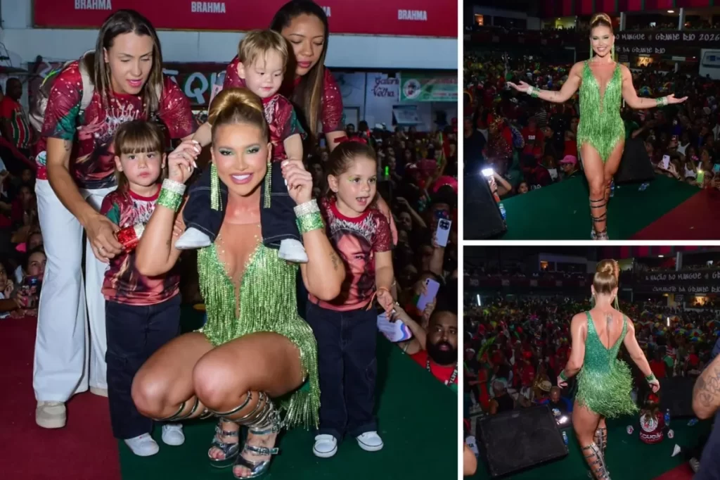 Filhos de Virginia roubam a cena em noite de samba na Grande Rio – OFuxico