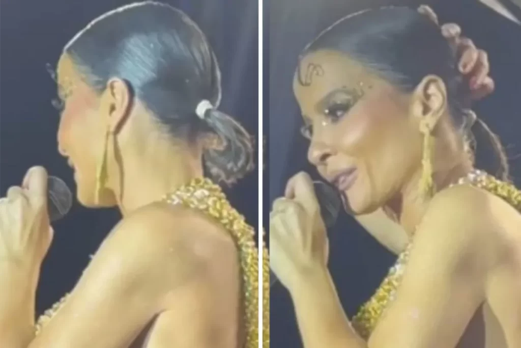 Maiara surpreende ao seguir show após peruca soltar no palco – OFuxico