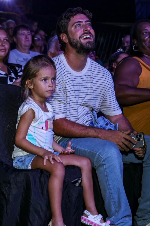 Eike Duarte e a filha Filipa 